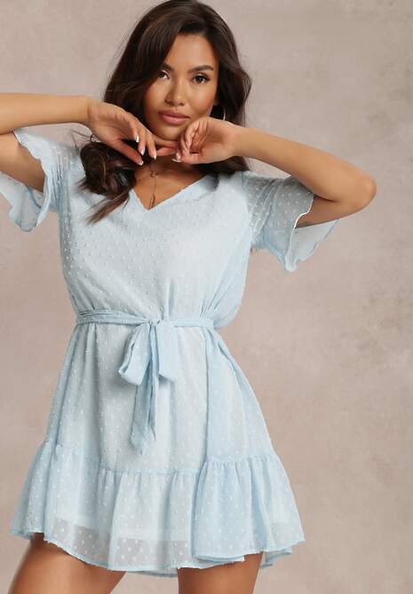 Niebieska Sukienka Theaniphis