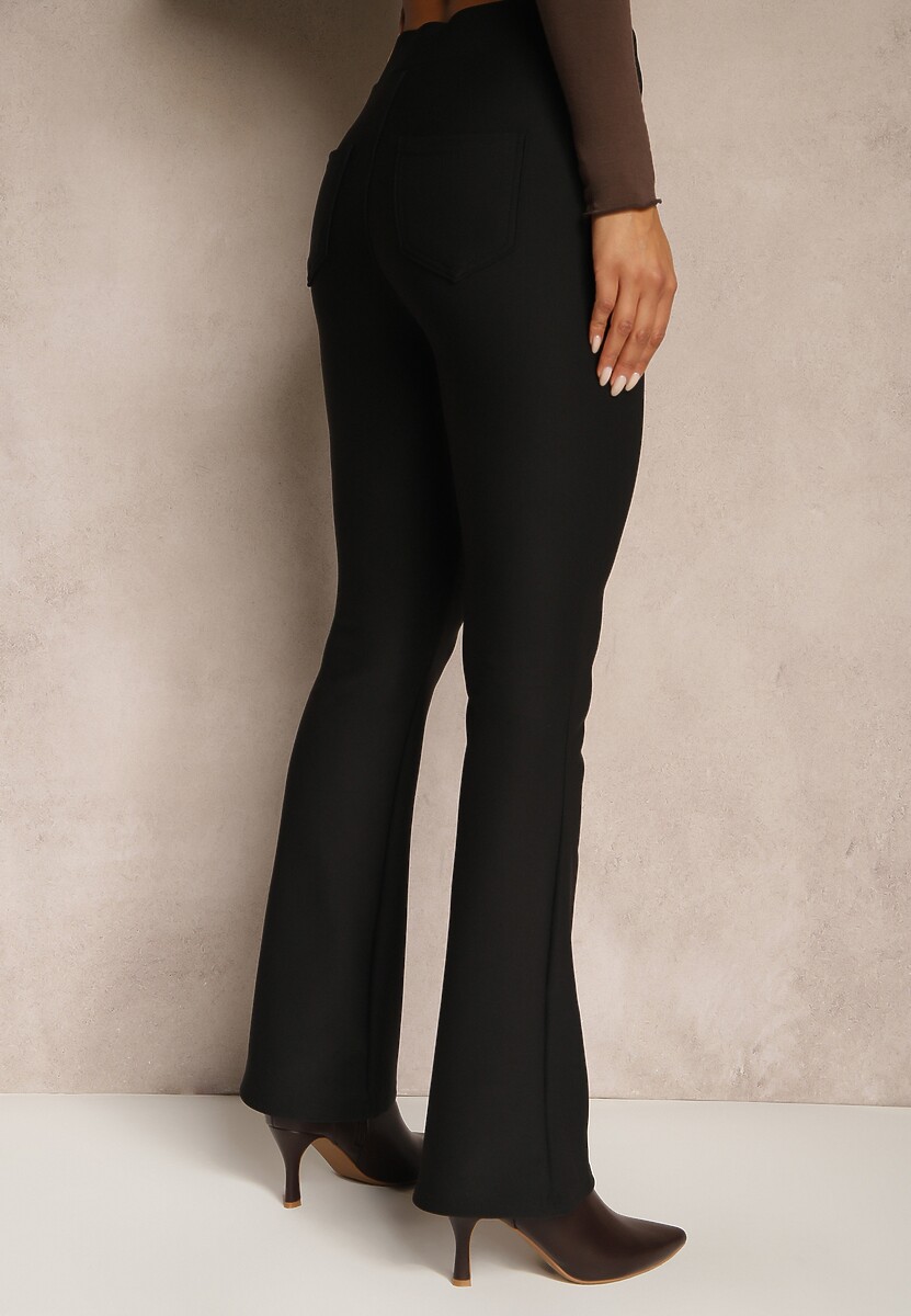 Czarne Spodnie Dzwony Fingen