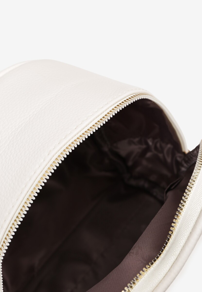 Biały Plecak Ozdobiony Pikowaniem Banilitia