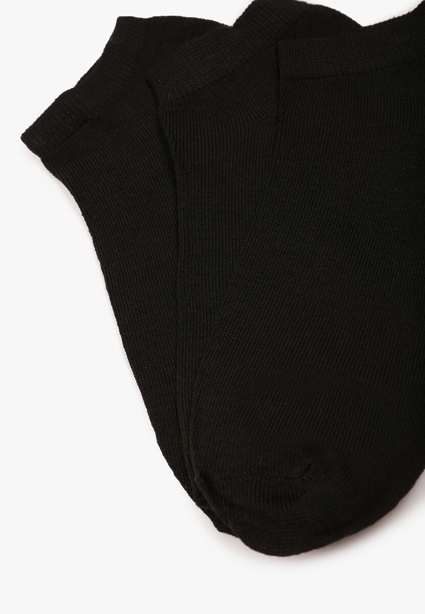 Czarne Skarpety z Bawełny 3 Pack Aennith