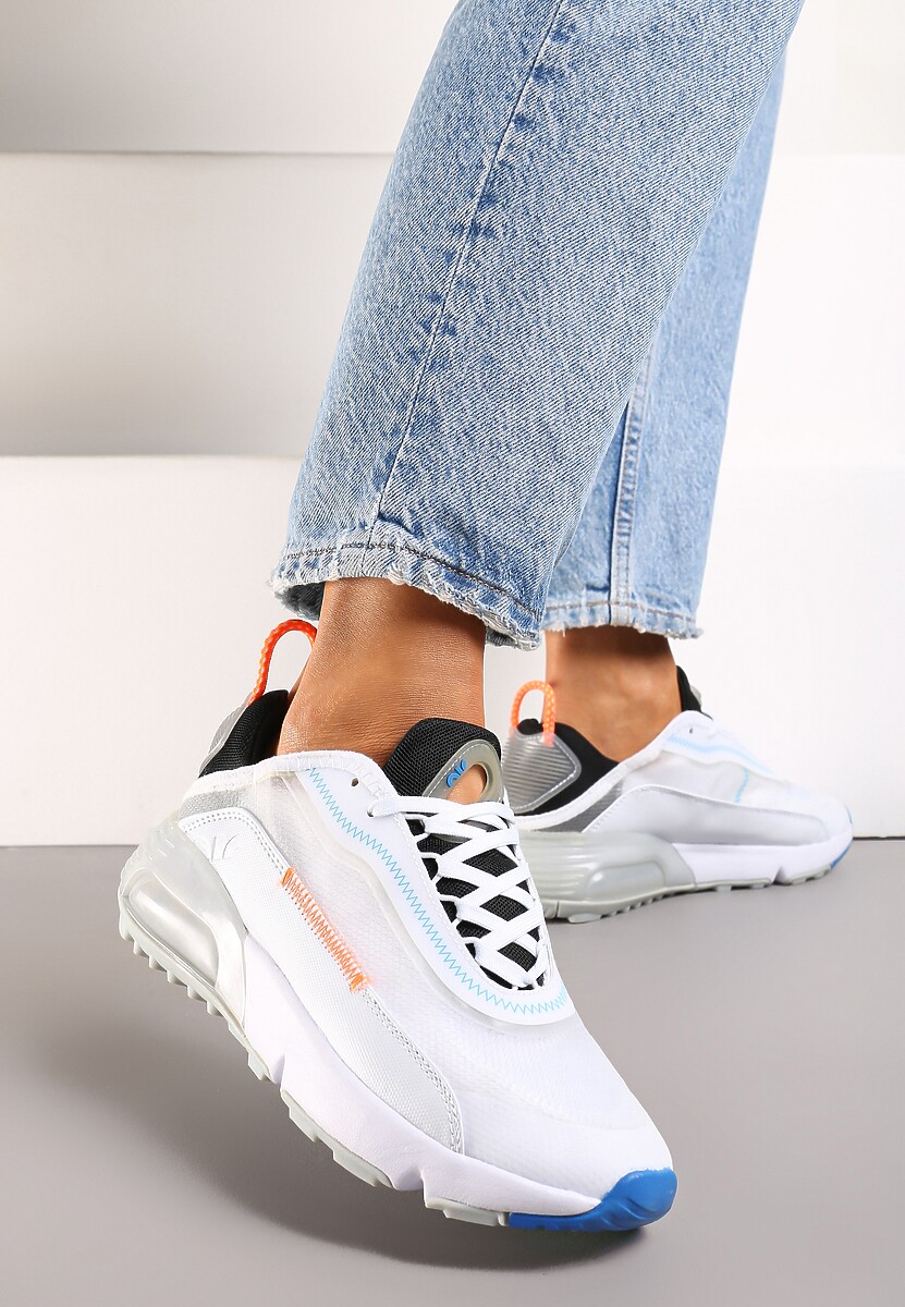 Biało-Szare Sneakersy  Azama