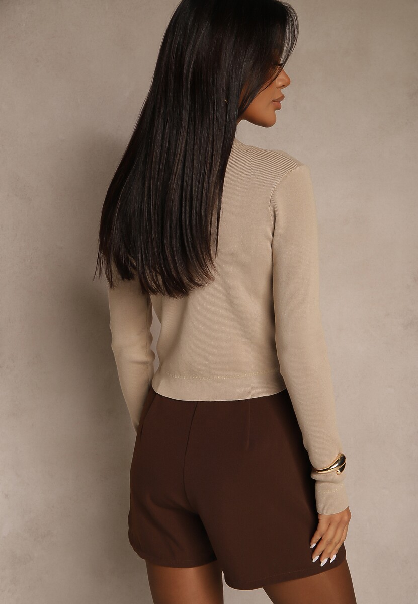 Beżowy Kardigan Xoc