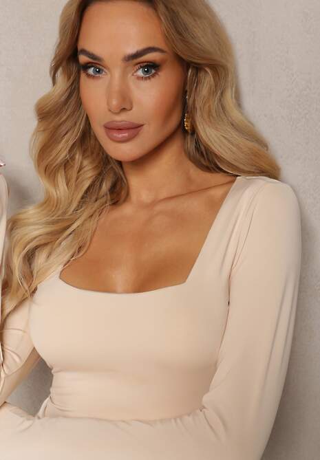 Jasnobeżowa Bluzka Seliusei