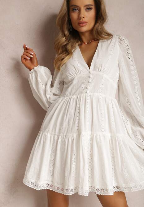 Biała Sukienka Arierith