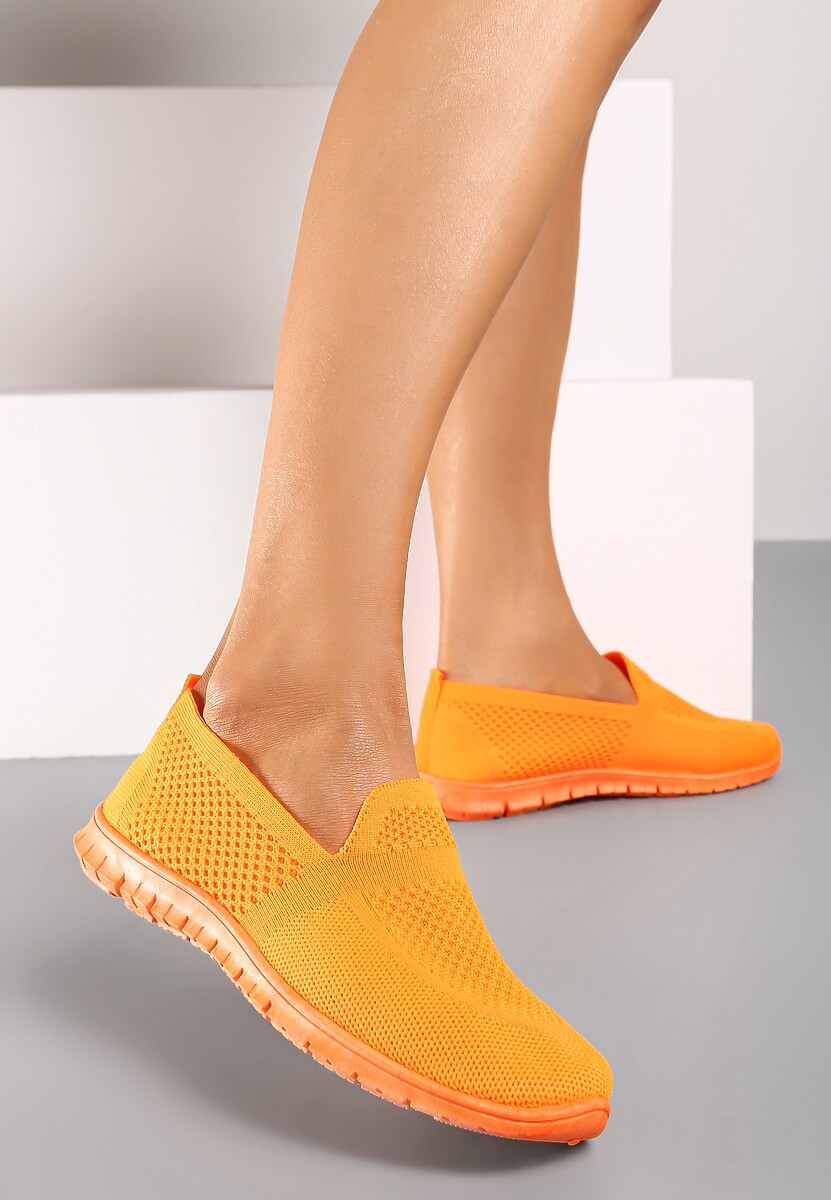 Pomarańczowe Tenisówki Pasquier