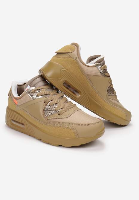Beżowe Buty Sportowe Irinyxih
