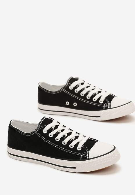 Czarno-Białe Trampki Lakelet