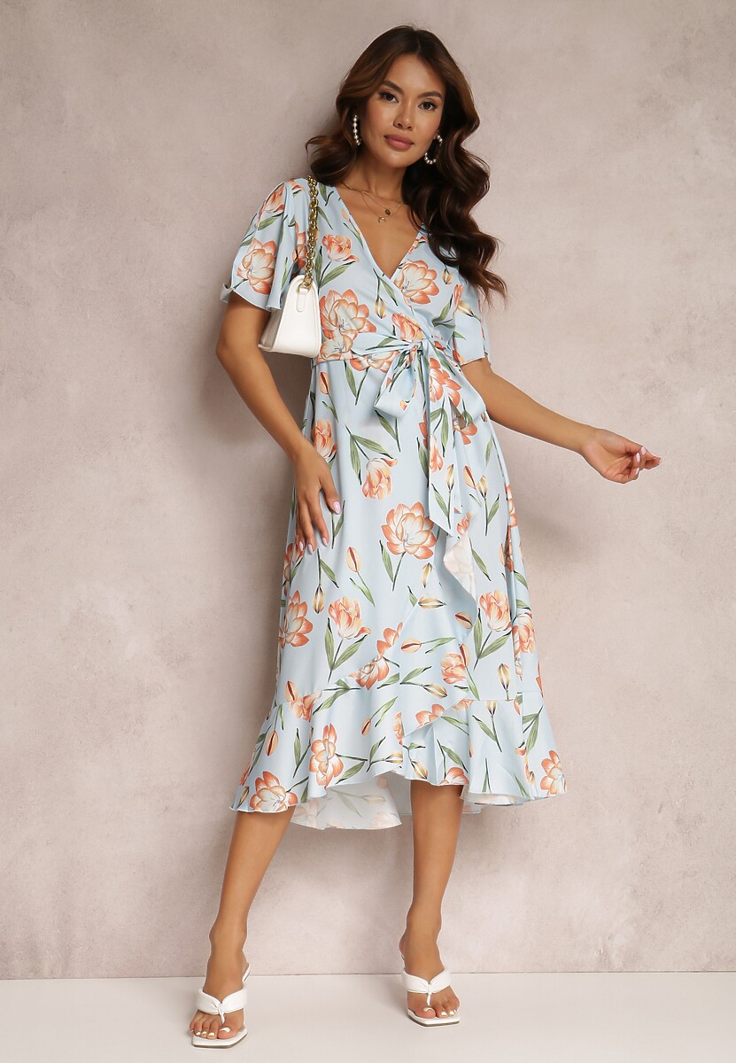 Jasnoniebieska Sukienka Zinano