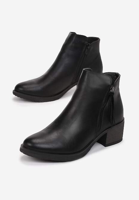 Czarne Botki Vices Crash