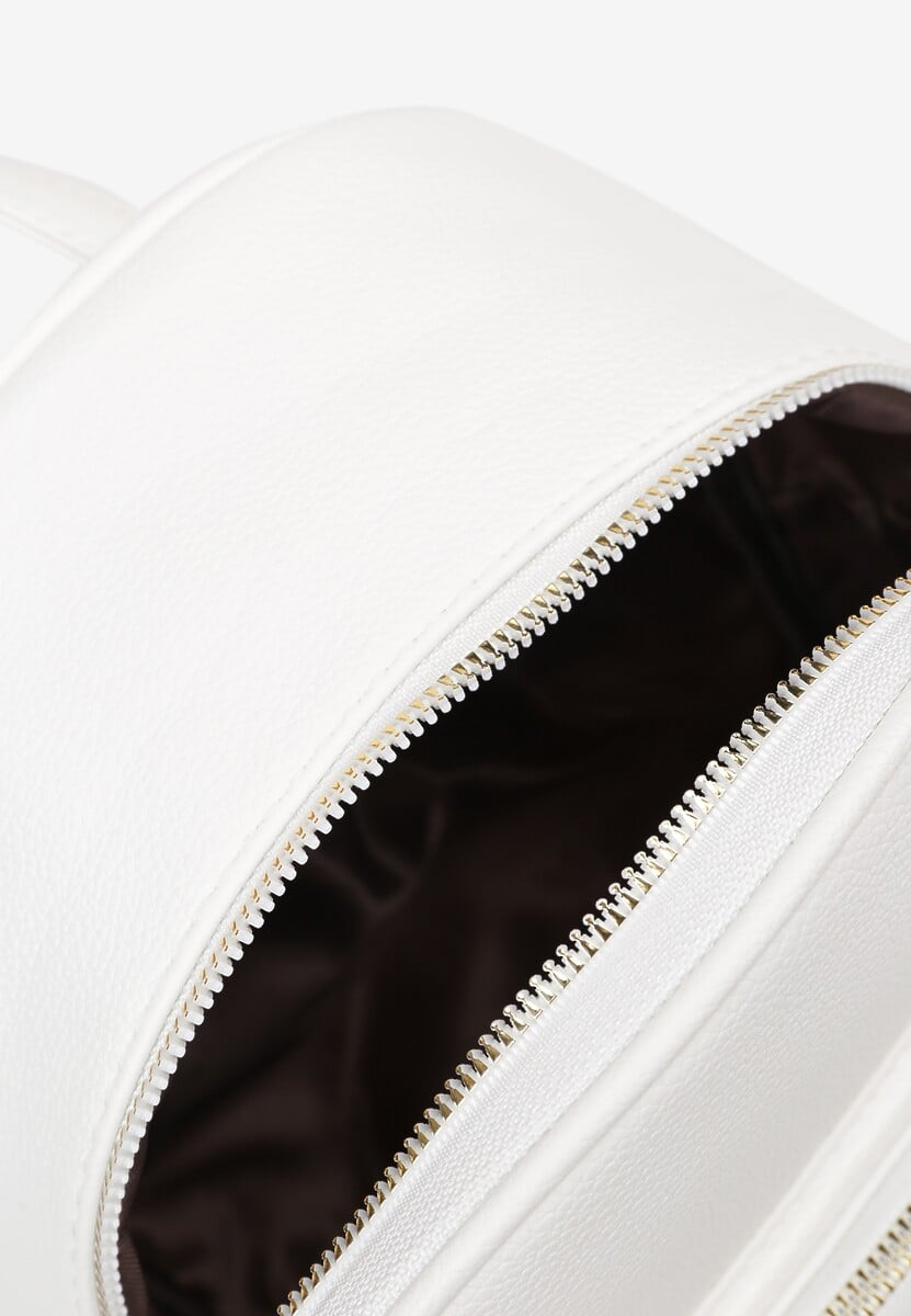 Biały Miejski Plecak z Szelkami z Możliwością Odpięcia Milessa