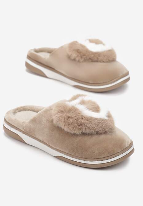 Beżowe Kapcie Pyrhede