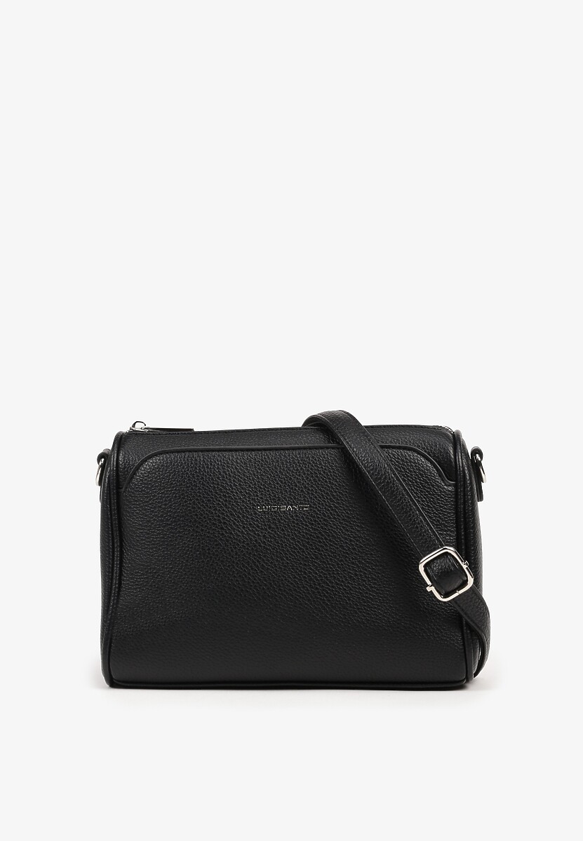 Czarna Prostokątna Torebka Typu Listonoszka Nalimisse