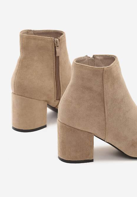 Beżowe Botki Home With You