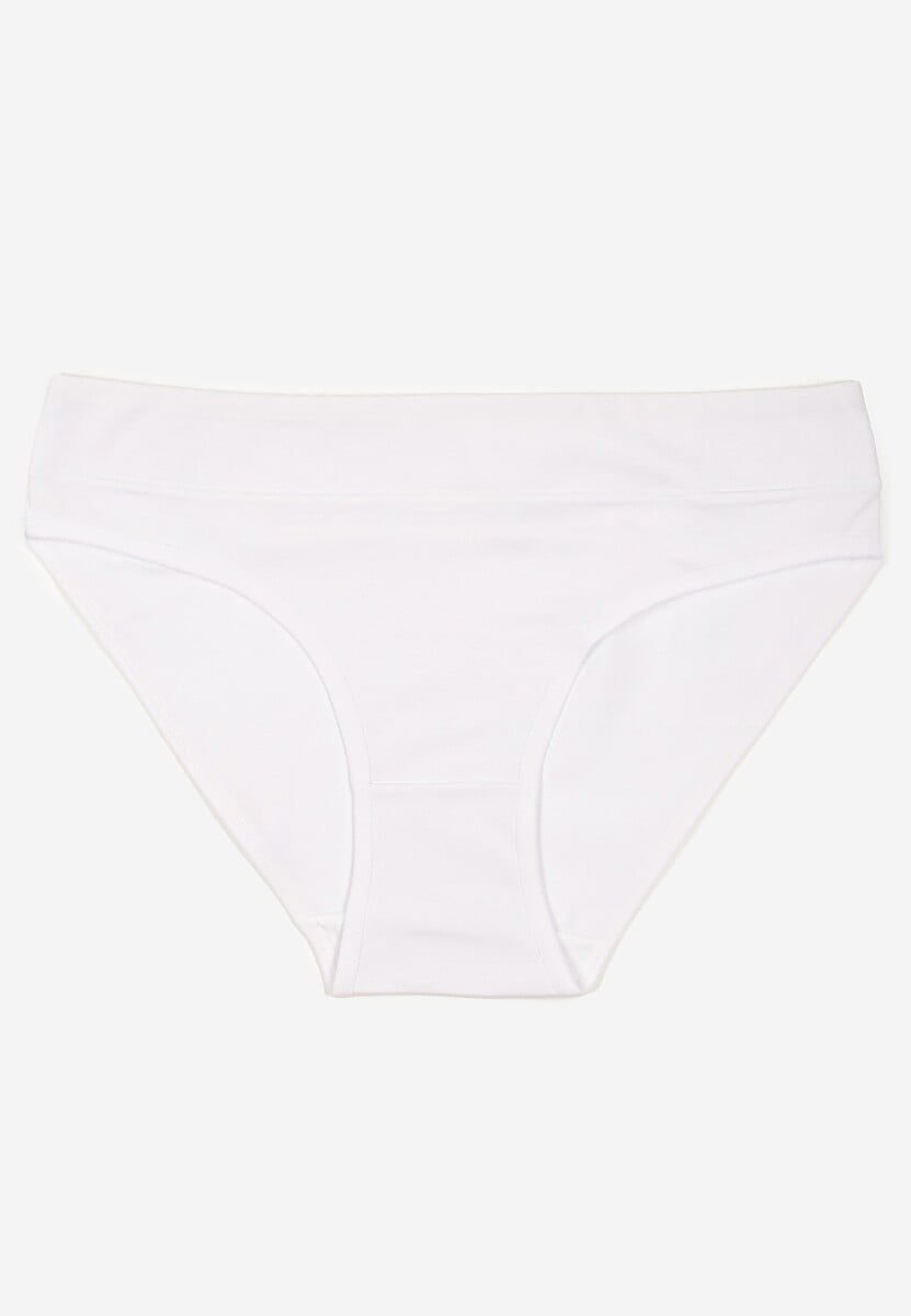 Białe Bawełniane Majtki o Kroju Fig Conevia