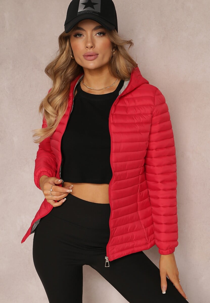 Ciemnozielona Kurtka Pikowana Paranaina