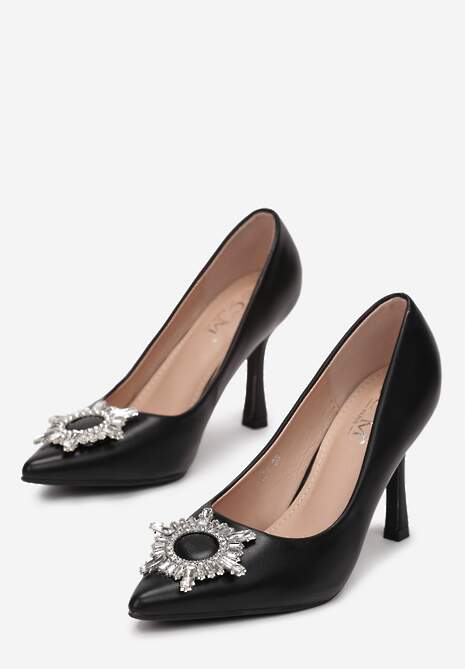 Czarne Szpilki Mellyne