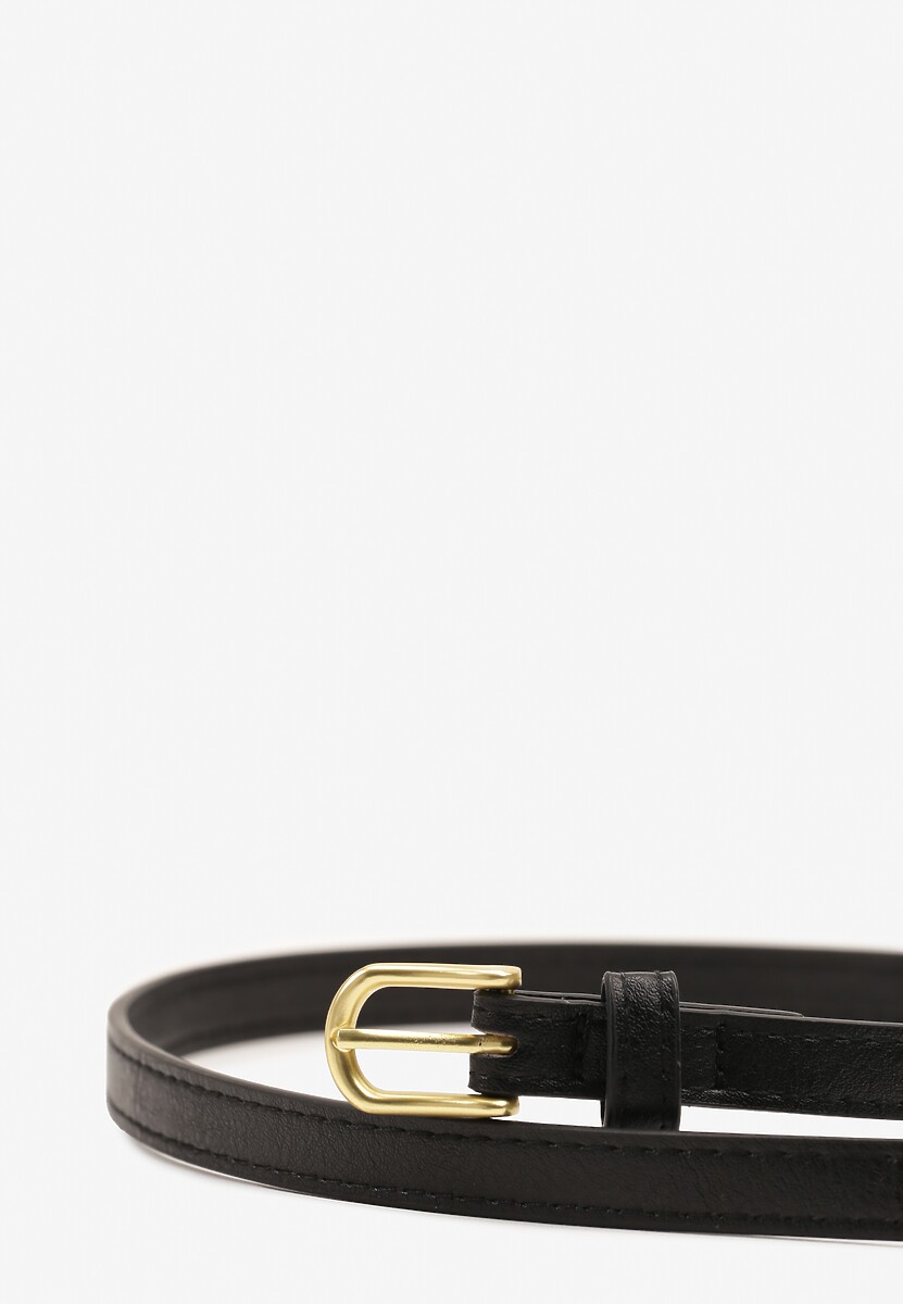 Czarny Pasek Ozdobiony Klamrą Reveanna