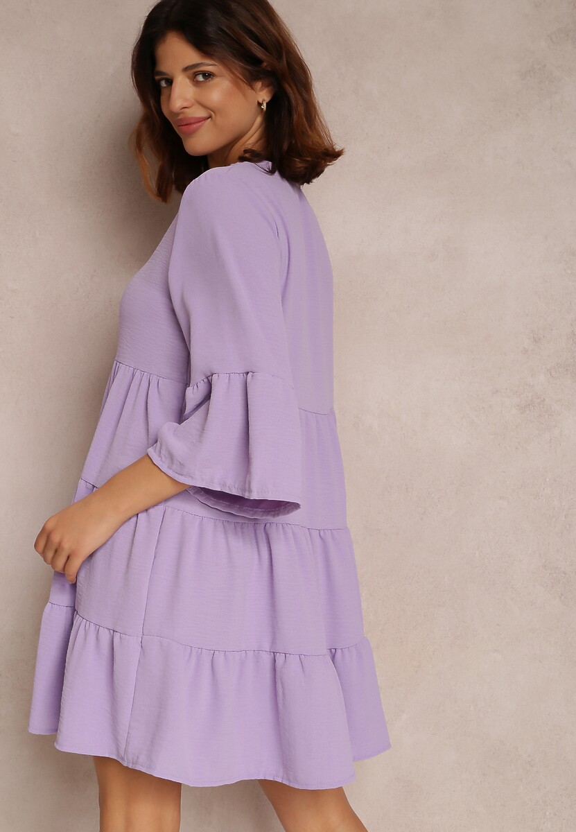 Fioletowa Sukienka Thelike