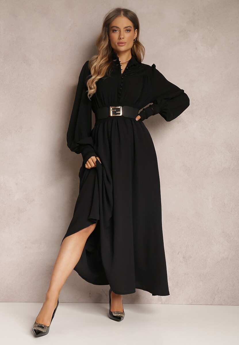 Czarna Sukienka Elothoe