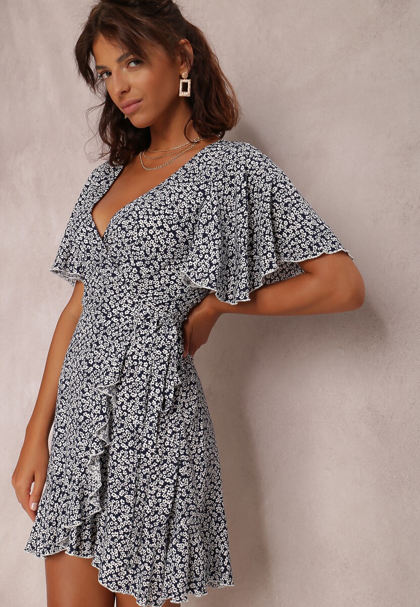 Granatowa Sukienka Pasyxo