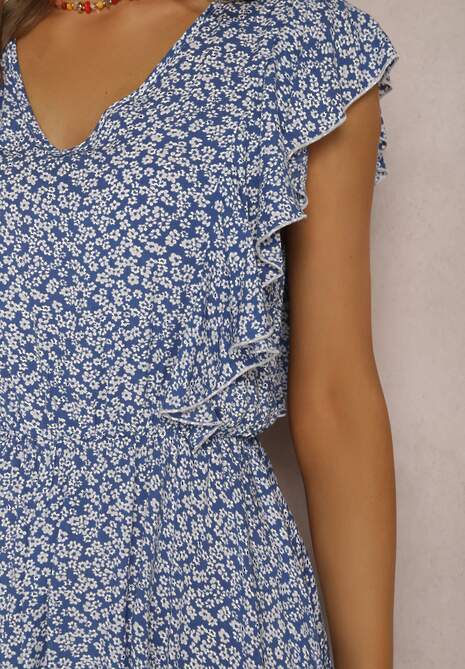 Niebieska Sukienka Phoaeia