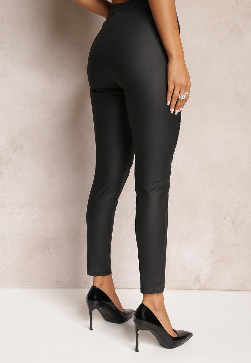 Czarne Spodnie Skinny Lynena