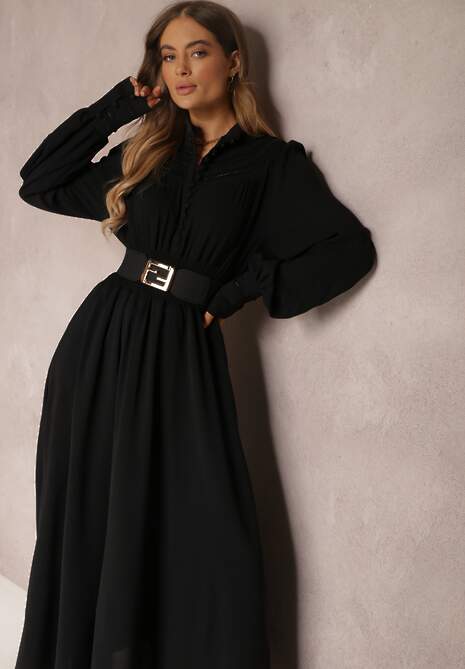 Czarna Sukienka Elothoe