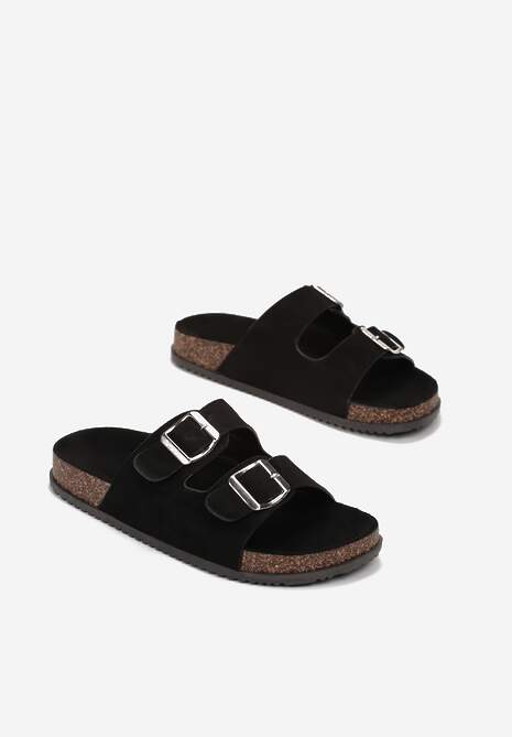 Czarne Klapki Dorinore