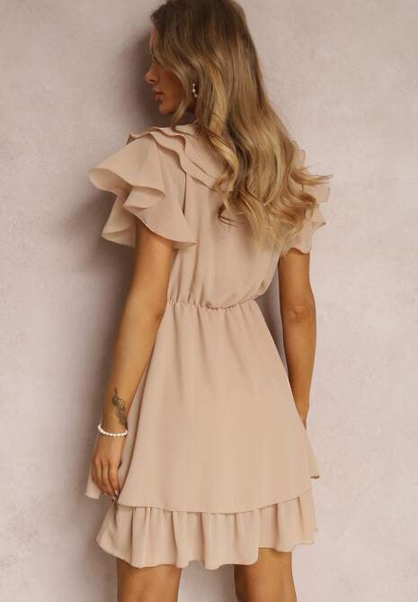 Beżowa Sukienka Canolea