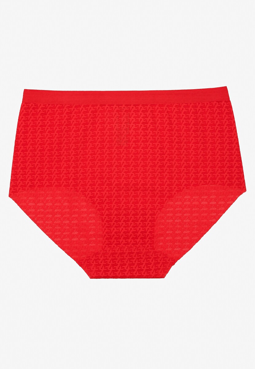 Czerwone Majtki Bezszwowe z Siateczki Koladira