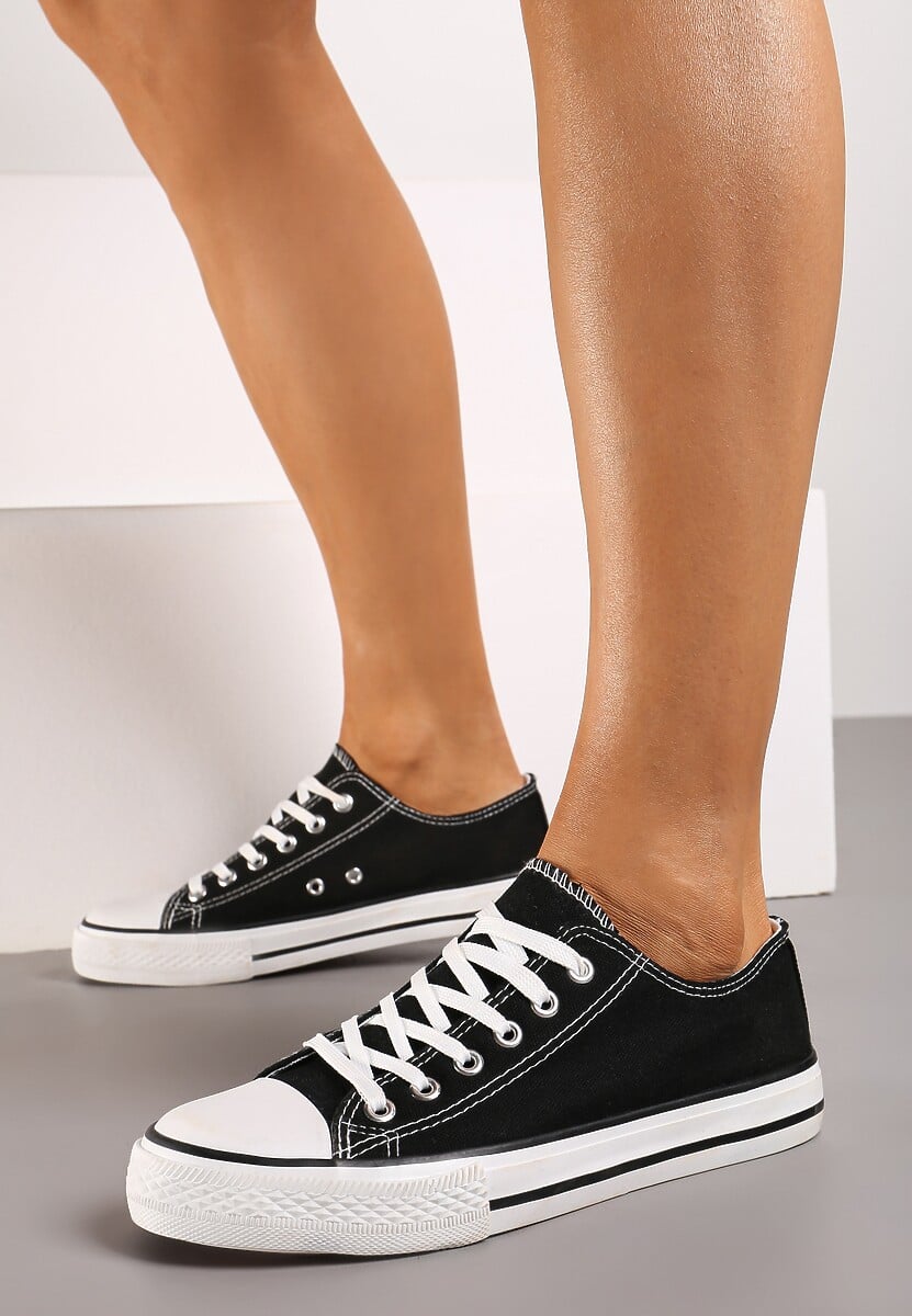 Czarno-Białe Trampki Lakelet