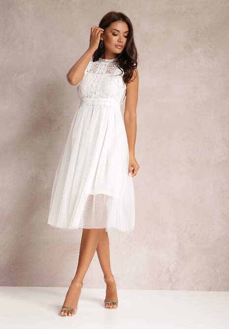 Biała Sukienka Lawrence