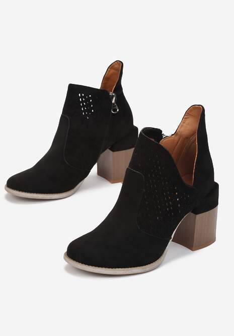 Czarne Botki Pirelous