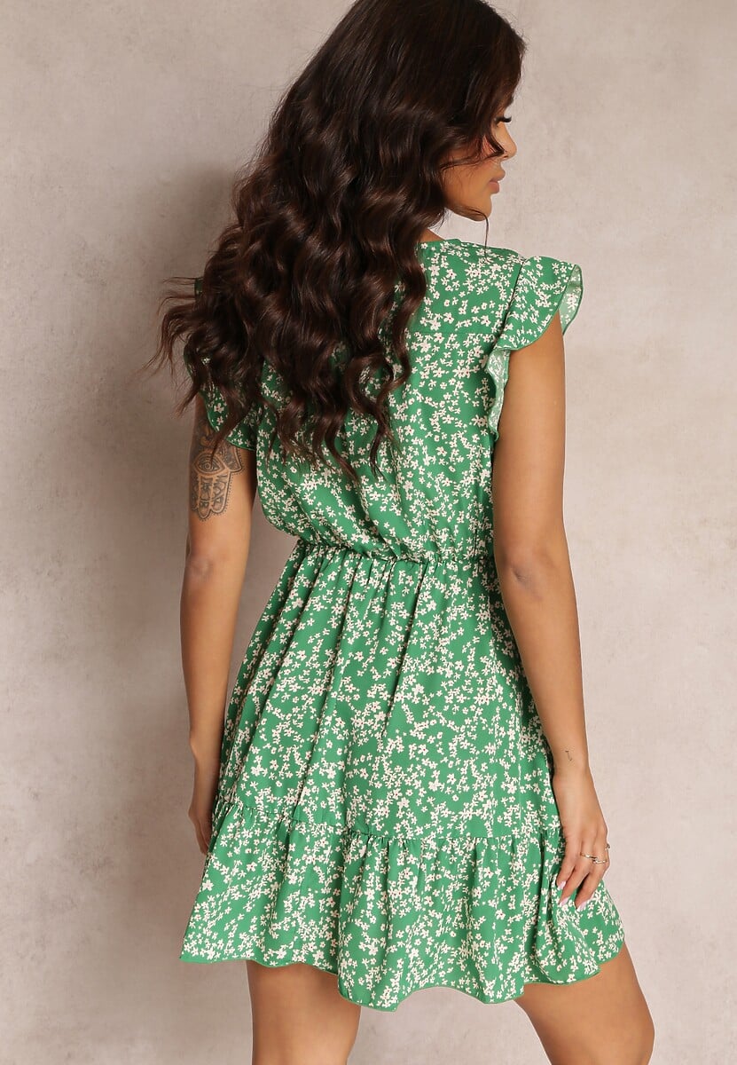 Zielona Sukienka Sagisa
