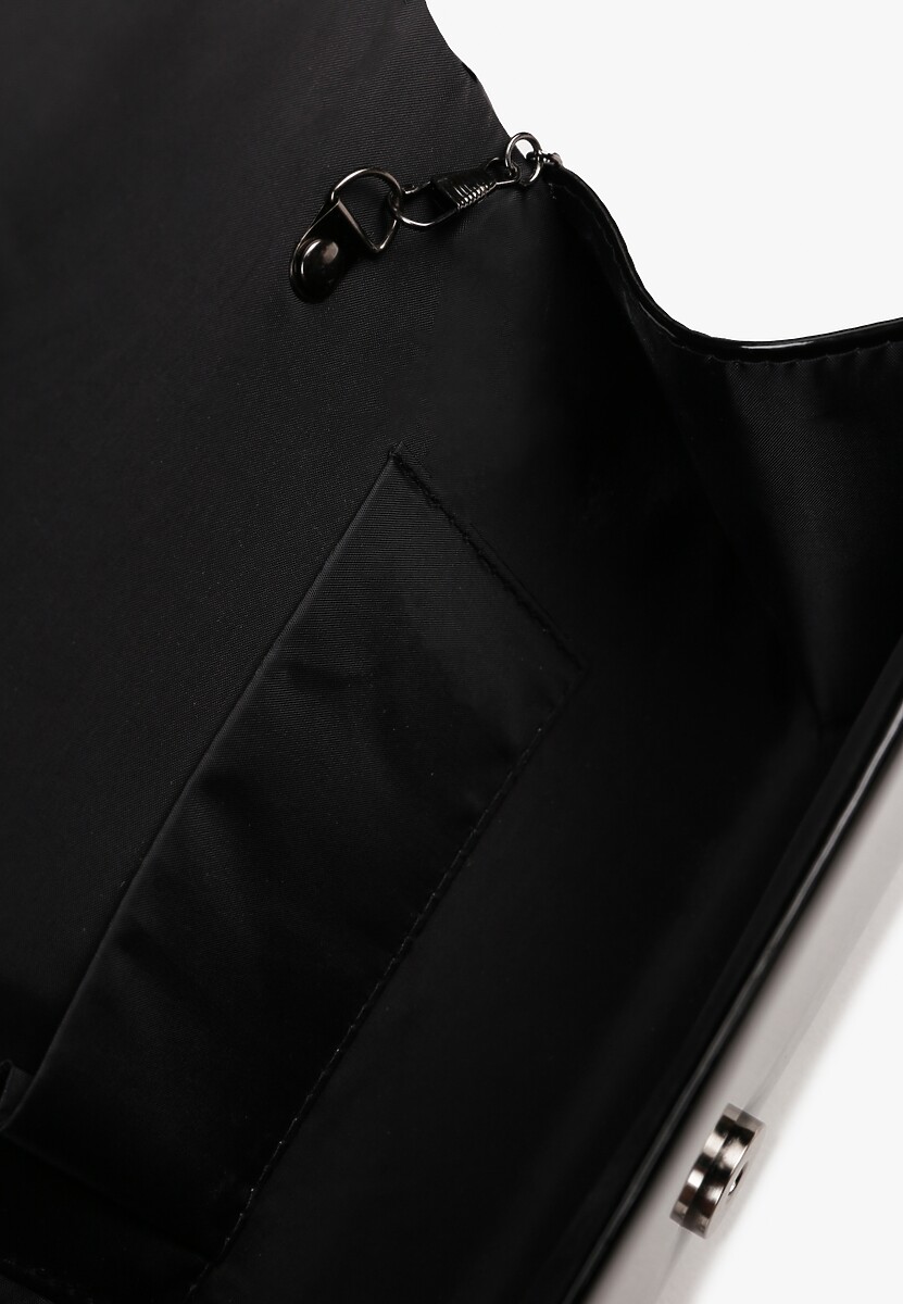 Czarna Torebka Kopertówka z Dodatkowym Łańcuszkiem Frozenna