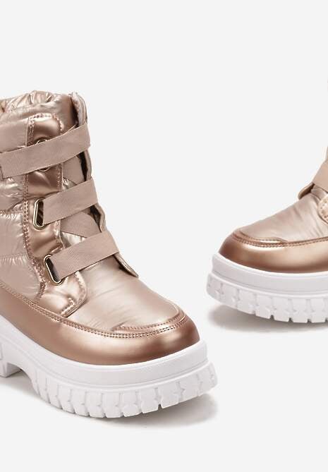 Szampańskie Śniegowce na Grubej Podeszwie Kereza