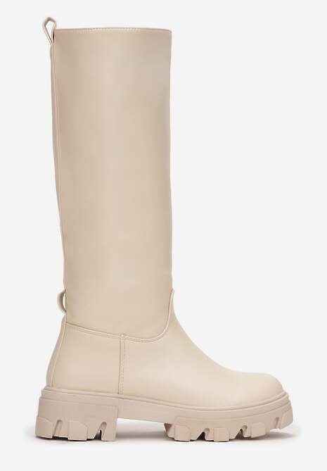 Beżowe Kozaki Mesis