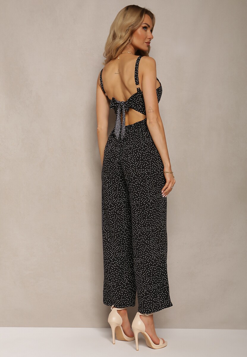 Czarno-Biały Kombinezon Ismena