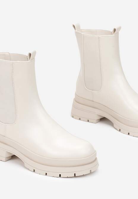 Beżowe Botki Cillime