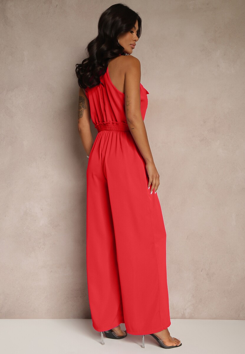 Czerwony Kombinezon Ozdobiony Kokardą Milireia