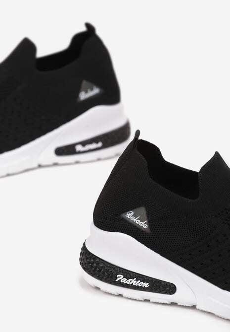 Czarne Buty Sportowe Amathane