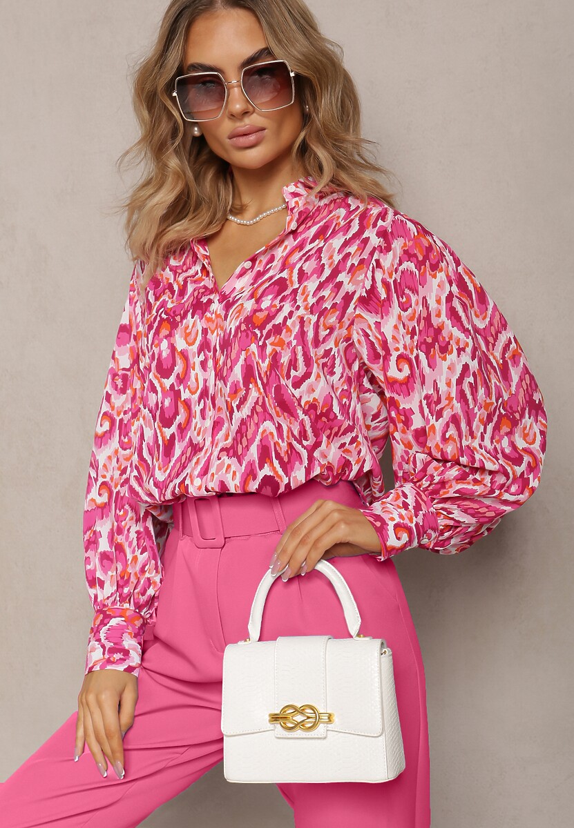 Różowa Koszula w Fantazyjny Print Merrell