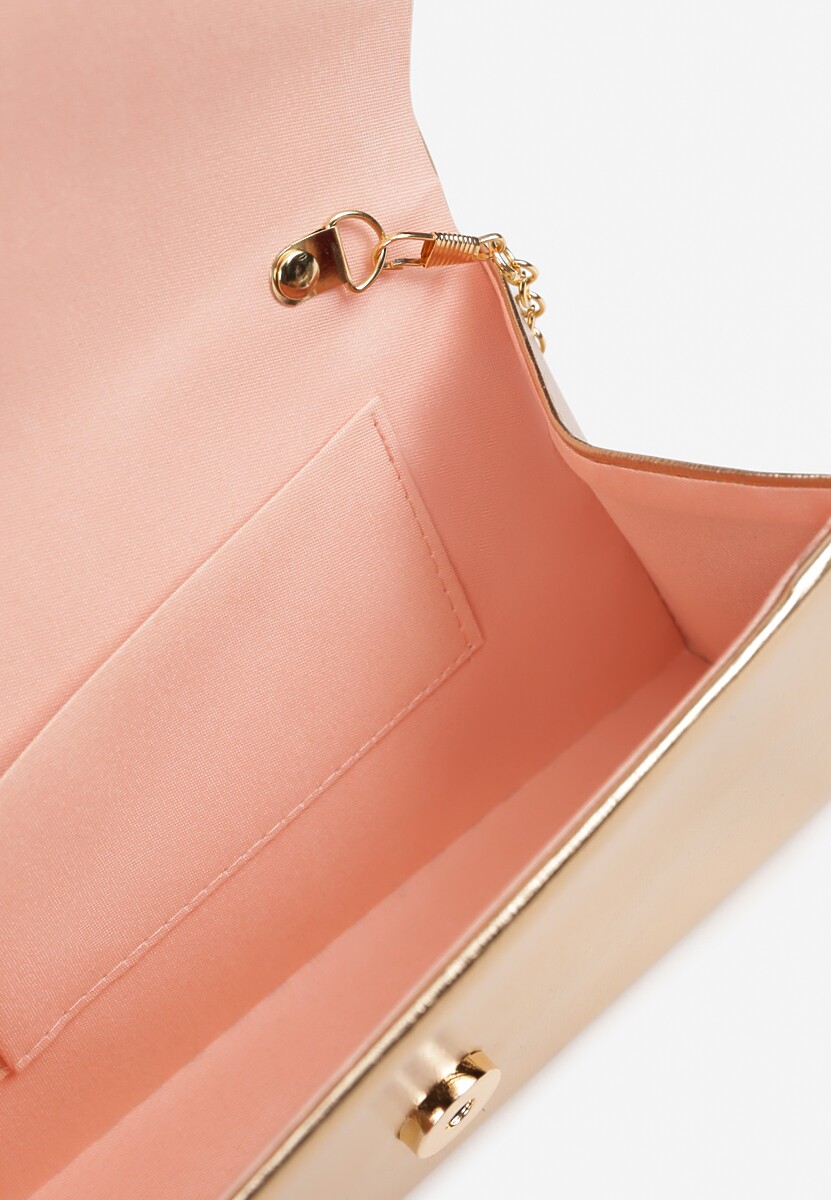 Szampańska Torebka Kopertówka z Rączką Latirosa