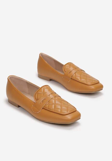 Ciemnobeżowe Mokasyny Sireviane