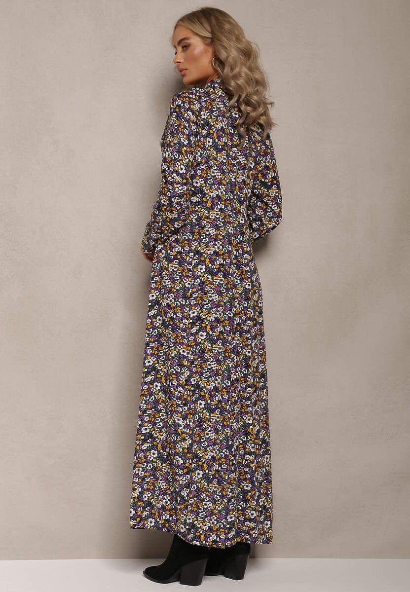 Fioletowa Sukienka Kelathyia