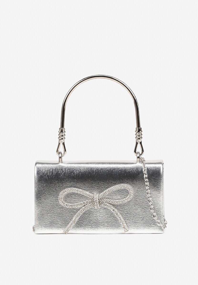 Złota Torebka Kopertówka Vices z Uchwytem i Łańcuszkiem na Ramię Janesce