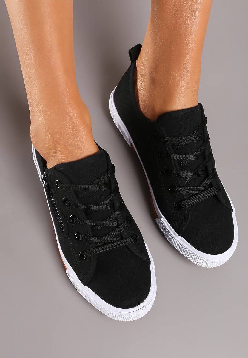 Czarne Tenisówki Salodella