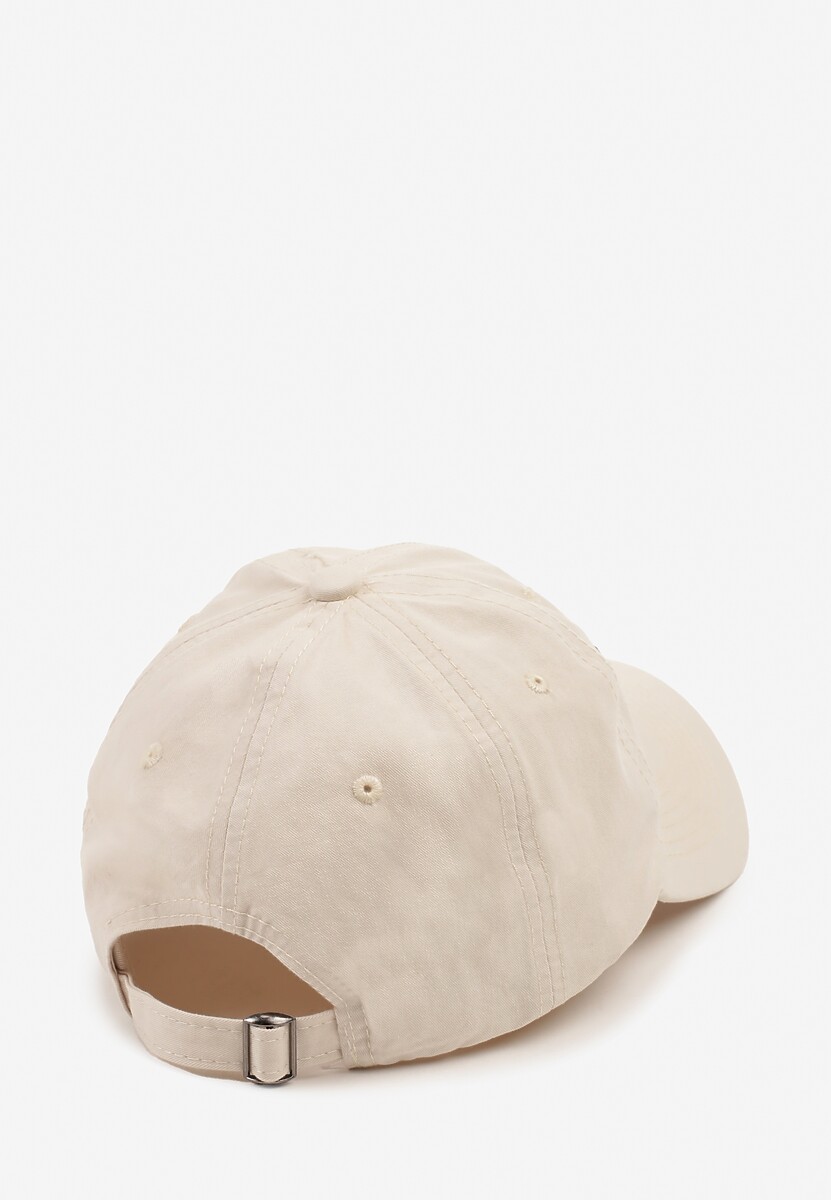Beżowa Regulowana Czapka z Daszkiem z Bawełny Lorzedia