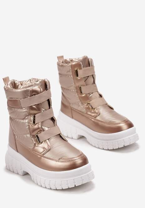 Szampańskie Śniegowce na Grubej Podeszwie Kereza