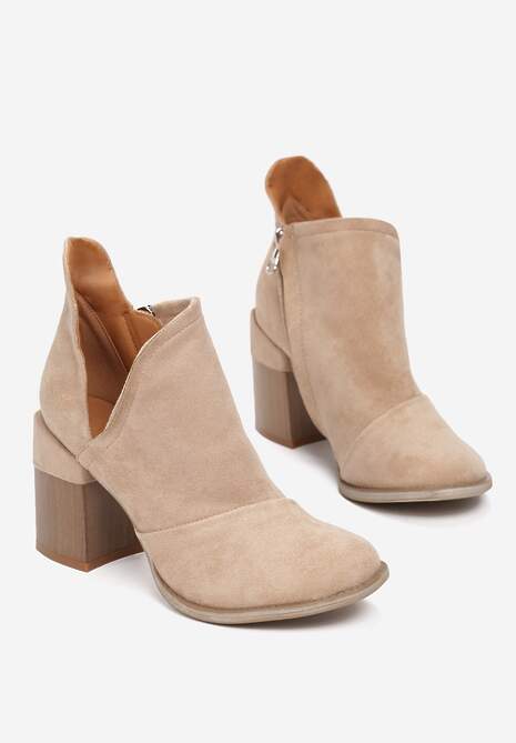 Beżowe Botki Dhysreia